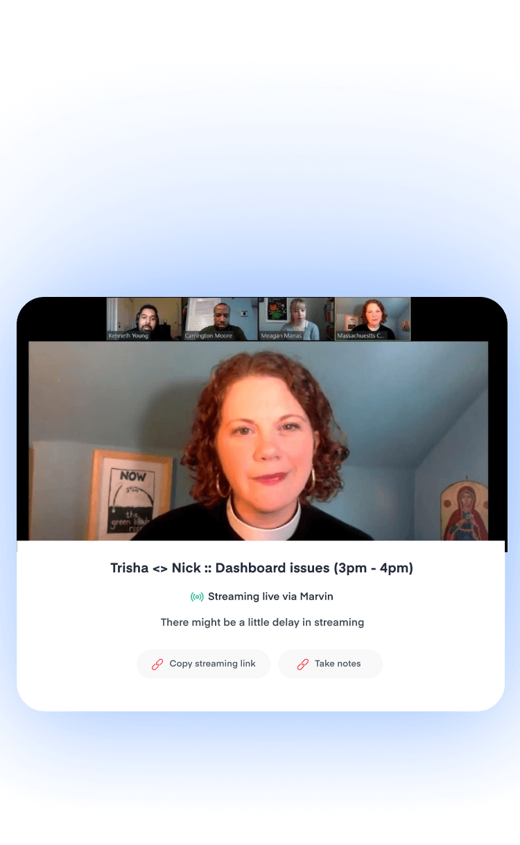 Live stream your interviews